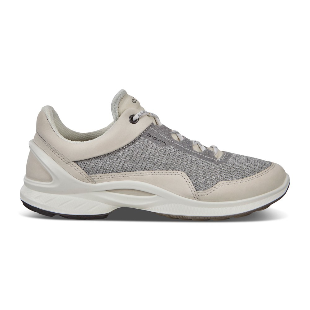 ECCO Womens Outdoor Shoes White/Grey - Biom Fjuel - FQI-618473